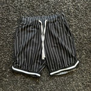 Black and White stripped shorts